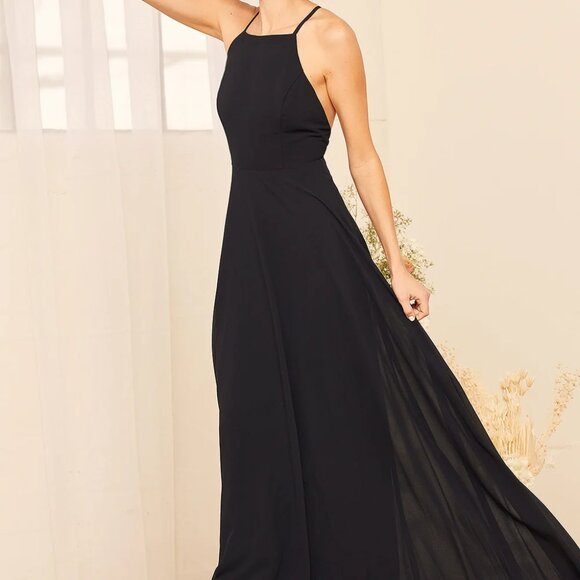 Lulus Mythical Kind of Love Black Maxi Dress - Picture 5 of 11